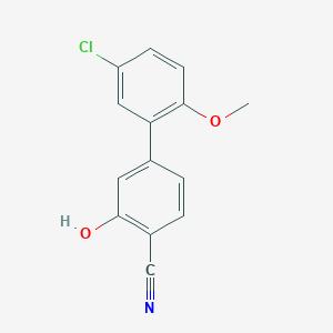 molecular formula C14H10ClNO2 B6376770 MFCD18314442 CAS No. 1261929-48-9