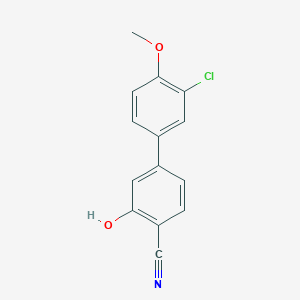 molecular formula C14H10ClNO2 B6376783 MFCD18314436 CAS No. 1261968-47-1
