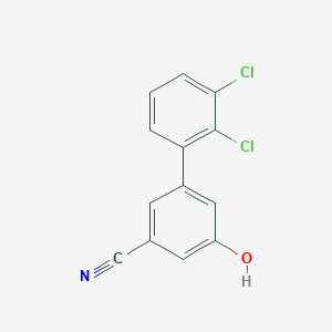 molecular formula C13H7Cl2NO B6376801 MFCD18314455 CAS No. 1261918-12-0