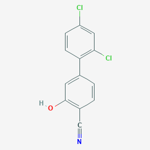 molecular formula C13H7Cl2NO B6376821 MFCD18314457 CAS No. 1261964-70-8