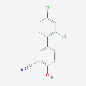 molecular formula C13H7Cl2NO B6376824 MFCD18314456 CAS No. 1261901-54-5