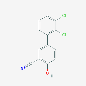 molecular formula C13H7Cl2NO B6376828 MFCD18314453 CAS No. 1261901-43-2