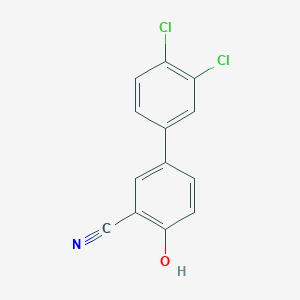 molecular formula C13H7Cl2NO B6376830 MFCD18314462 CAS No. 1261918-17-5