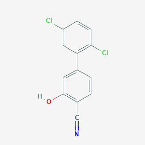 molecular formula C13H7Cl2NO B6376835 MFCD18314460 CAS No. 1261986-37-1