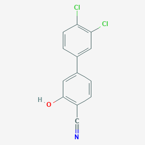 molecular formula C13H7Cl2NO B6376862 MFCD18314463 CAS No. 1261964-78-6