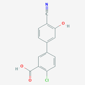 molecular formula C14H8ClNO3 B6377038 MFCD18314508 CAS No. 1261965-04-1