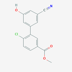 molecular formula C15H10ClNO3 B6377142 MFCD18314536 CAS No. 1261951-07-8