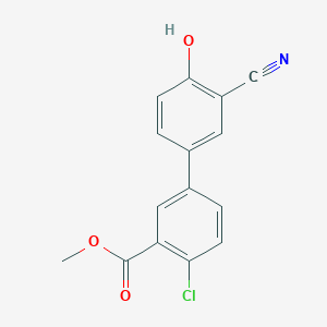 molecular formula C15H10ClNO3 B6377178 MFCD18314540 CAS No. 1261942-61-3