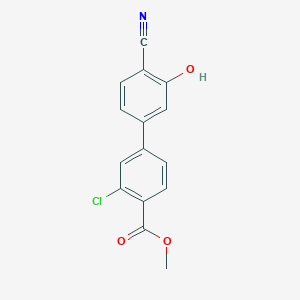 molecular formula C15H10ClNO3 B6377181 MFCD18314538 CAS No. 1261994-00-6