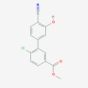 molecular formula C15H10ClNO3 B6377231 MFCD18314535 CAS No. 1261951-00-1