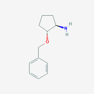 B063774 (1R,2R)-2-(Benzyloxy)cyclopentanamine CAS No. 181657-56-7