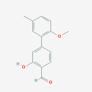 2-Formyl-5-(2-methoxy-5-methylphenyl)phenol, 95%