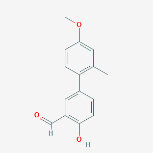 2-Formyl-4-(4-methoxy-2-methylphenyl)phenol, 95%