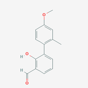 2-Formyl-6-(4-methoxy-2-methylphenyl)phenol, 95%