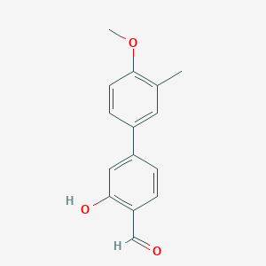 2-Formyl-5-(4-methoxy-3-methylphenyl)phenol, 95%