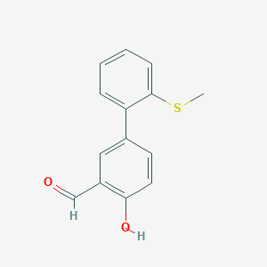 2-Formyl-4-(2-methylthiophenyl)phenol, 95%