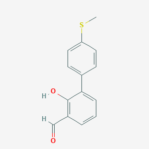 2-Formyl-6-(4-methylthiophenyl)phenol, 95%