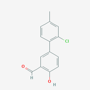 4-(2-Chloro-4-methylphenyl)-2-formylphenol, 95%