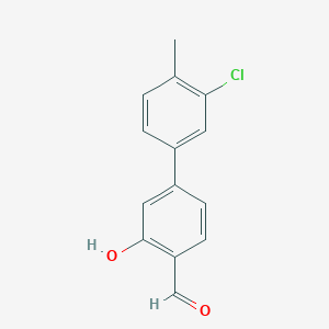 molecular formula C14H11ClO2 B6378251 MFCD18314744 CAS No. 1261919-20-3