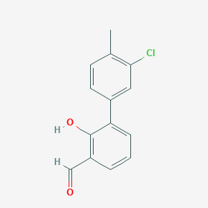 6-(3-Chloro-4-methylphenyl)-2-formylphenol, 95%