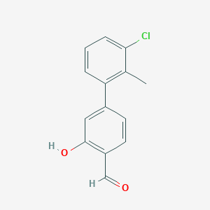 molecular formula C14H11ClO2 B6378263 MFCD18314742 CAS No. 1261950-33-7