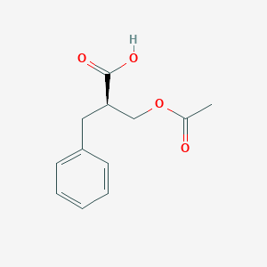 (R)-2-benzyl-3-acetoxypropanoic acid