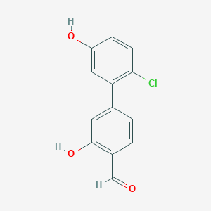 molecular formula C13H9ClO3 B6378319 MFCD18314759 CAS No. 1261969-29-2