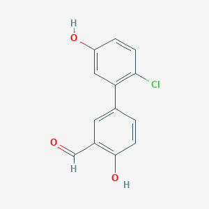 molecular formula C13H9ClO3 B6378341 MFCD18314758 CAS No. 1261944-27-7