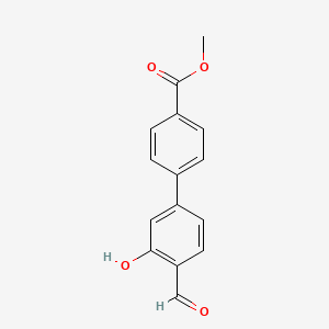 molecular formula C15H12O4 B6378416 MFCD18314777 CAS No. 1261944-50-6