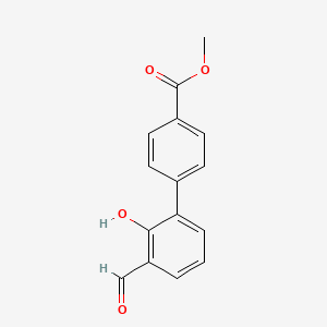 molecular formula C15H12O4 B6378423 MFCD18086591 CAS No. 1258618-95-9