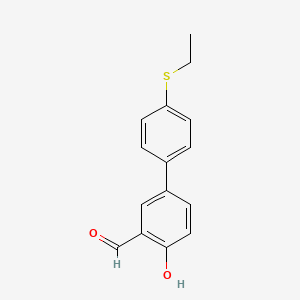 4-(4-Ethylthiophenyl)-2-formylphenol, 95%