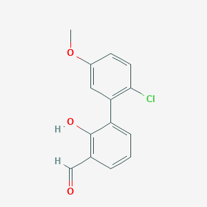 molecular formula C14H11ClO3 B6378569 MFCD18314803 CAS No. 1261919-25-8