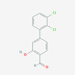 molecular formula C13H8Cl2O2 B6378634 MFCD18314816 CAS No. 1262003-92-8