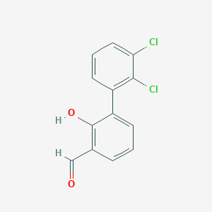 molecular formula C13H8Cl2O2 B6378639 MFCD18314817 CAS No. 1261944-82-4