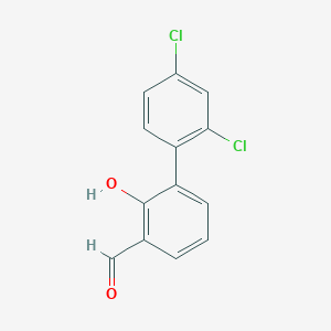 molecular formula C13H8Cl2O2 B6378643 MFCD18314819 CAS No. 1261919-27-0