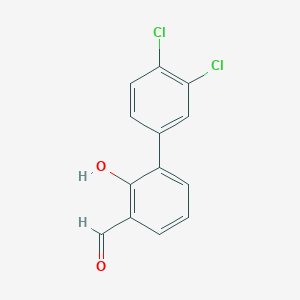 molecular formula C13H8Cl2O2 B6378658 MFCD18314823 CAS No. 1261986-73-5