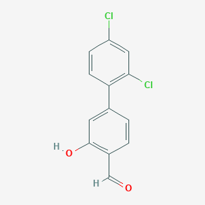 molecular formula C13H8Cl2O2 B6378677 MFCD18314818 CAS No. 1261950-36-0