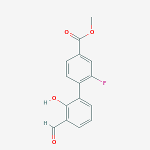 molecular formula C15H11FO4 B6378726 MFCD18314835 CAS No. 1261919-28-1