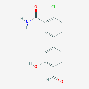 molecular formula C14H10ClNO3 B6378825 MFCD18314847 CAS No. 1261907-59-8
