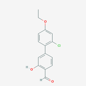 molecular formula C15H13ClO3 B6378839 MFCD18314853 CAS No. 1261966-69-1