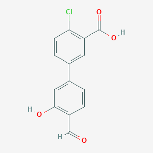 molecular formula C14H9ClO4 B6378860 MFCD18314856 CAS No. 1261966-82-8