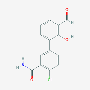 molecular formula C14H10ClNO3 B6378864 MFCD18314848 CAS No. 1261919-33-8