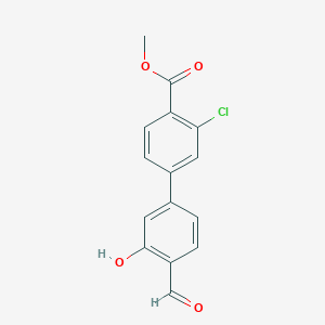 molecular formula C15H11ClO4 B6378963 MFCD18314882 CAS No. 1261988-50-4