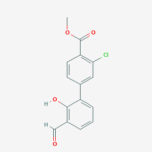 molecular formula C15H11ClO4 B6378970 MFCD18314883 CAS No. 1261902-99-1