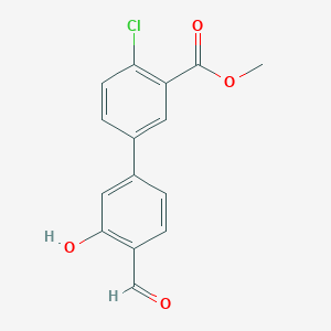 molecular formula C15H11ClO4 B6379052 MFCD18314885 CAS No. 1261898-37-6