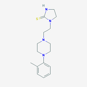 2-Imidazolidinethione, 1-(2-(4-(2-methylphenyl)-1-piperazinyl)ethyl)-