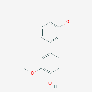 molecular formula C14H14O3 B6379508 2-Methoxy-4-(3-methoxyphenyl)phenol CAS No. 58005-56-4