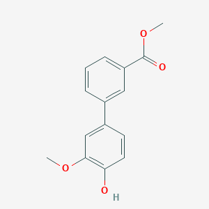 molecular formula C15H14O4 B6380034 MFCD18315203 CAS No. 1261989-62-1