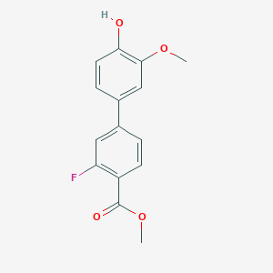 molecular formula C15H13FO4 B6380282 MFCD18315299 CAS No. 1261954-82-8