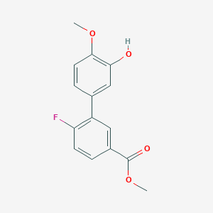 molecular formula C15H13FO4 B6380288 MFCD18315297 CAS No. 1262000-16-7
